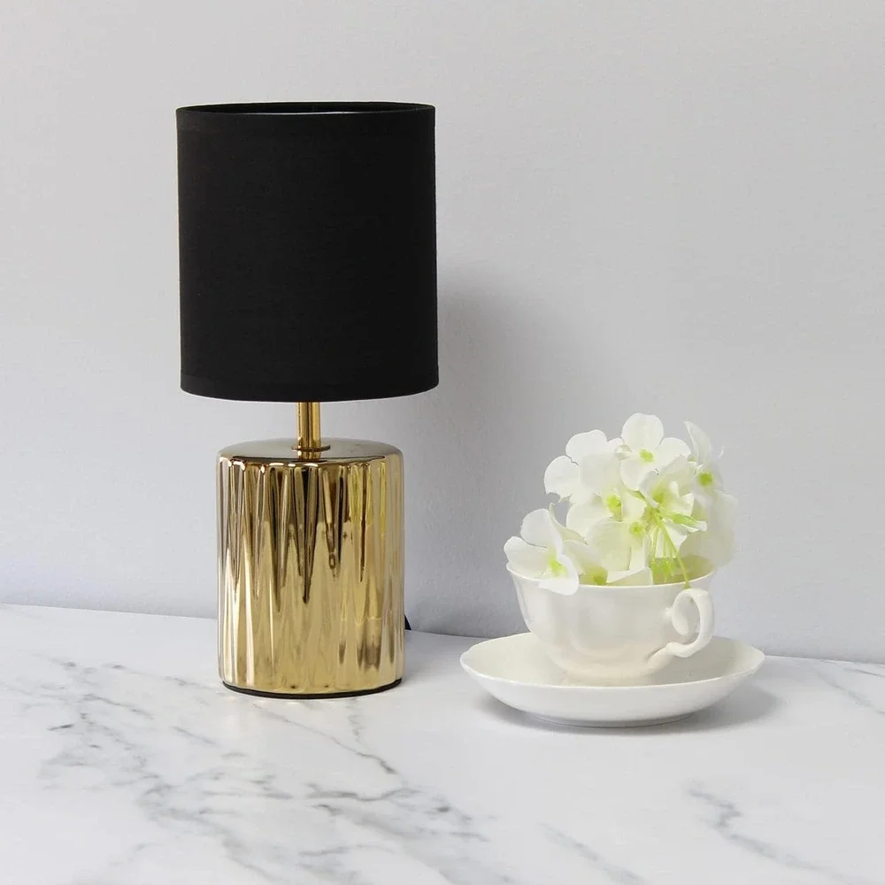 Simple Designs LT1132-GLD Table Lamp 11.6